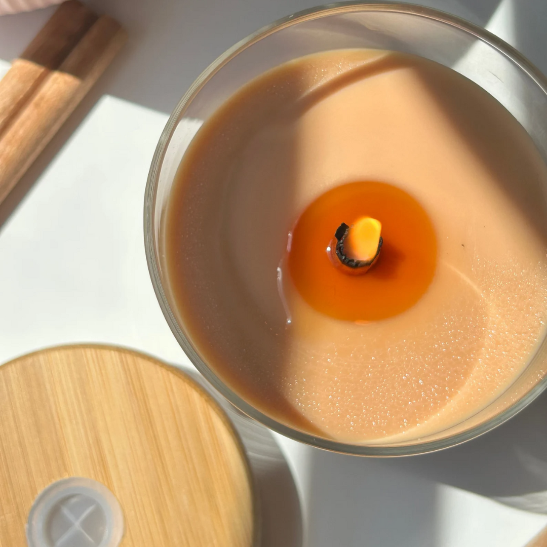 Pre-Trimmed Straw Candle