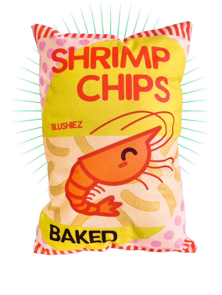 Shrimp Chips Pillow