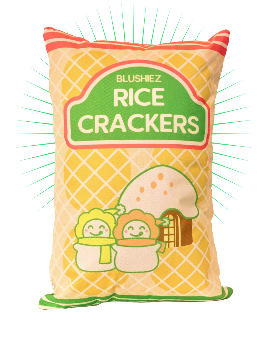 Rice Cracker Rice Pillow