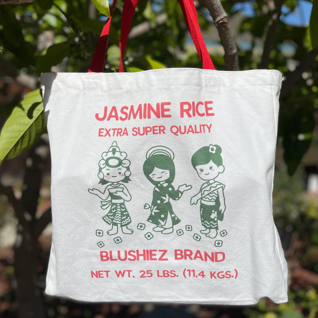 Jasmine Rice Canvas Bag AsianBobaGirl