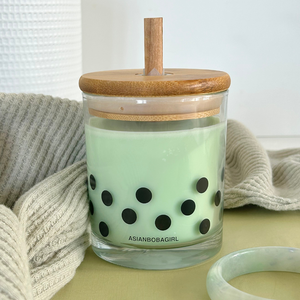 Watermelon Straw Candle
