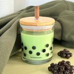 Load image into Gallery viewer, Matcha Tea Straw Candle
