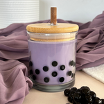 Load image into Gallery viewer, Taro Boba Straw Candle
