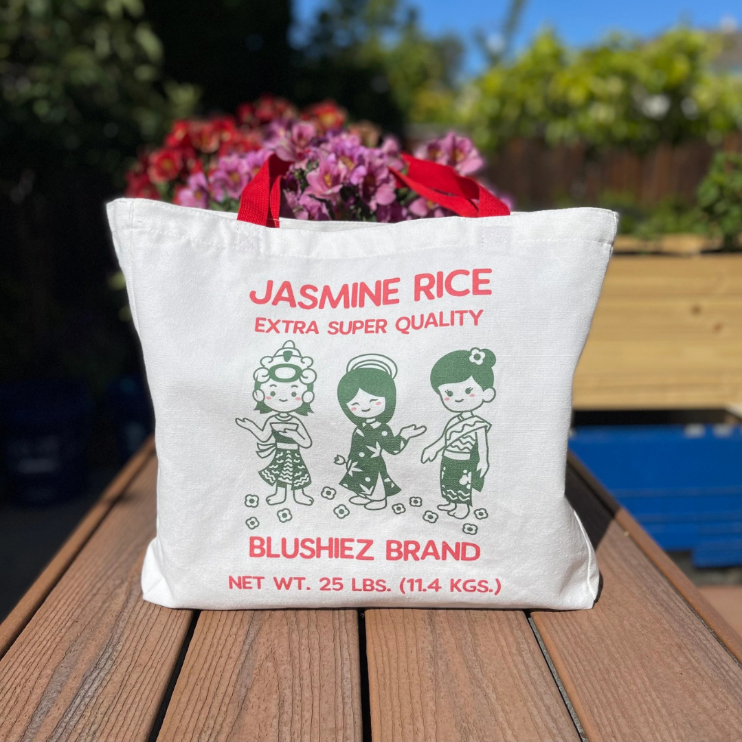 Jasmine Rice Canvas Bag