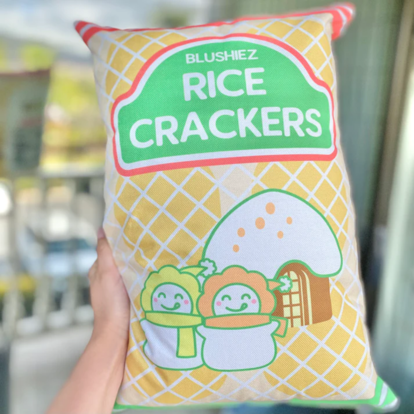 Rice Cracker Rice Pillow