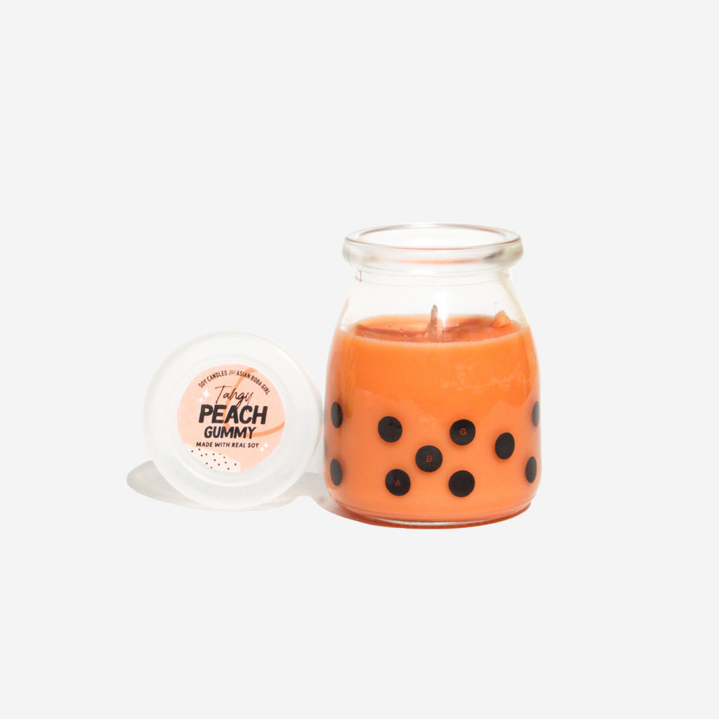 Peach Tea Boba Candle