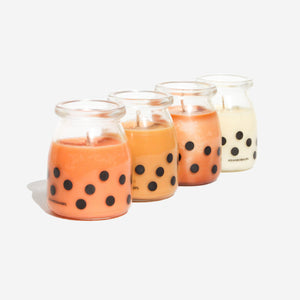 Flight of Boba Candles Four Pack