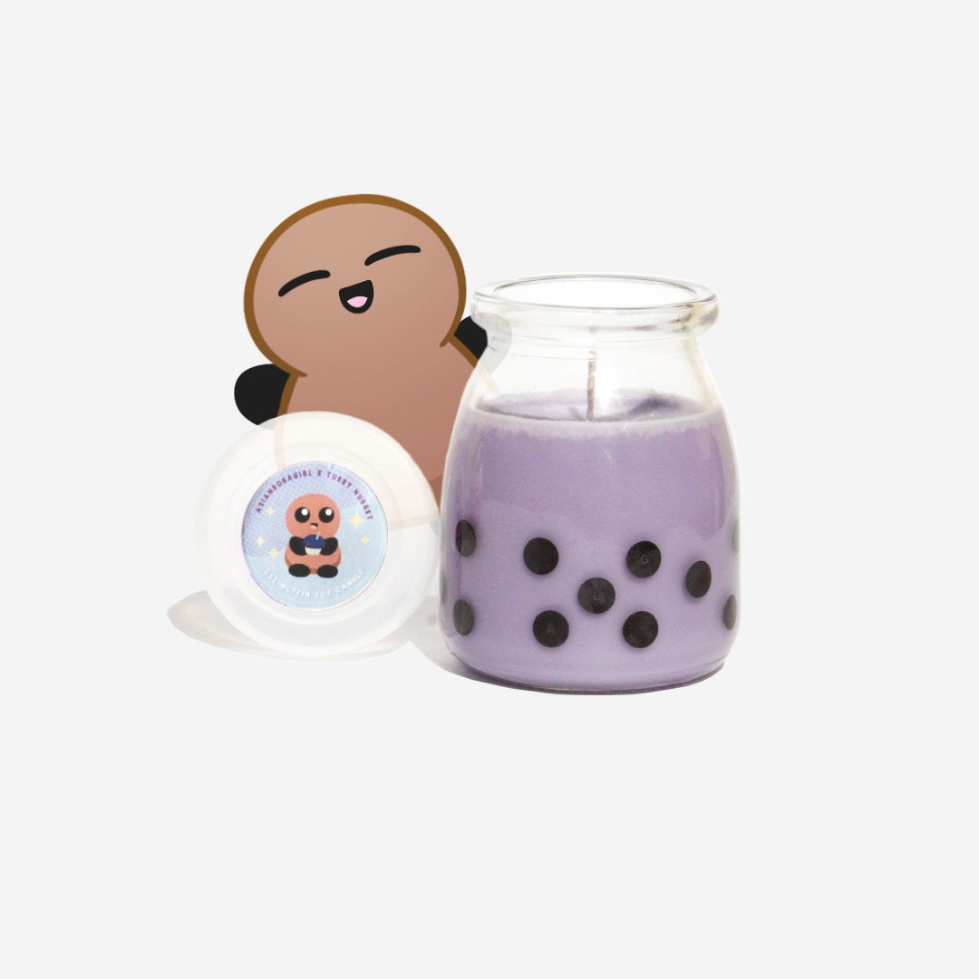 Tubby's Ube Muffin Candle
