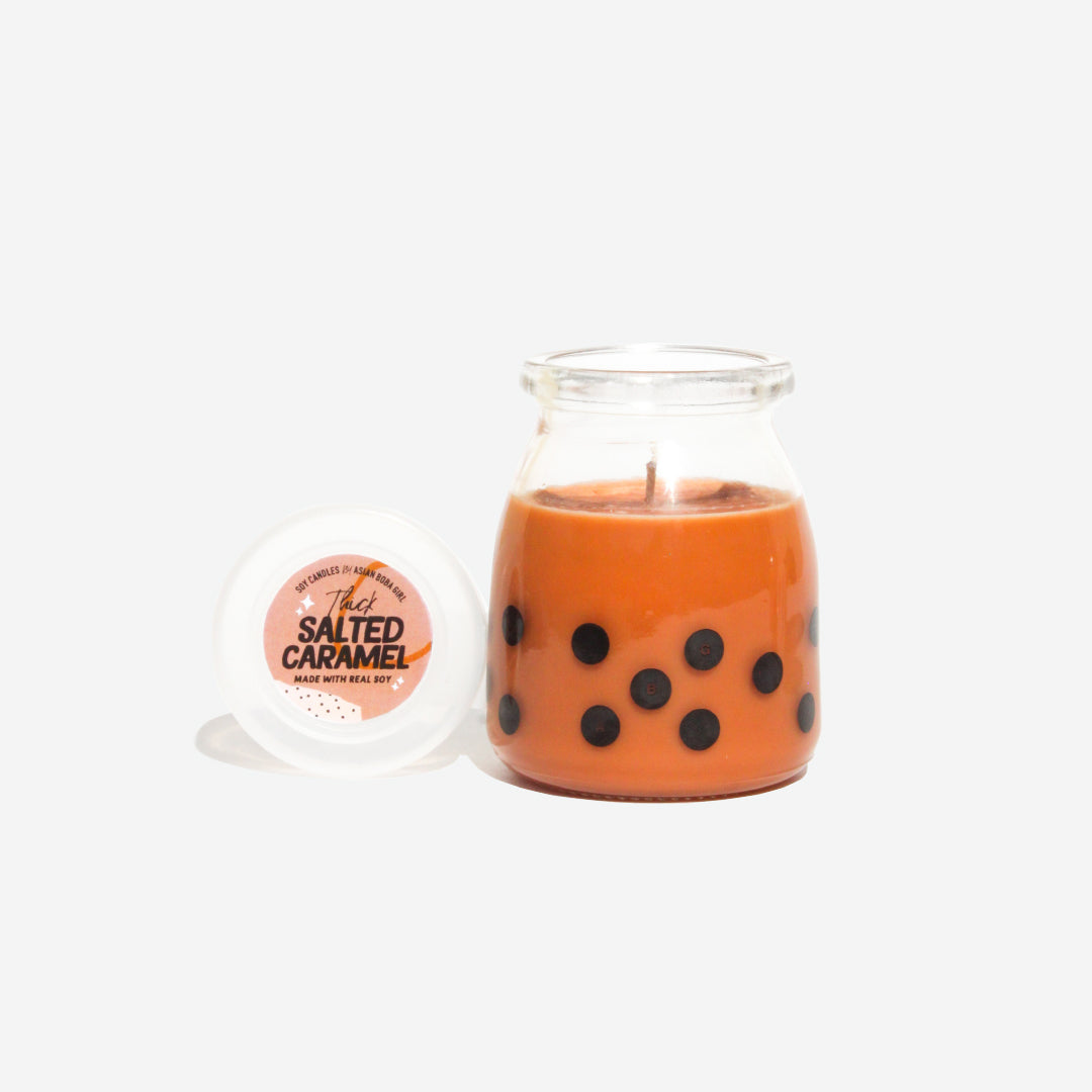 Salted Caramel Boba Candle