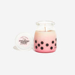 Load image into Gallery viewer, Strawberry Milk Tea Boba Candle
